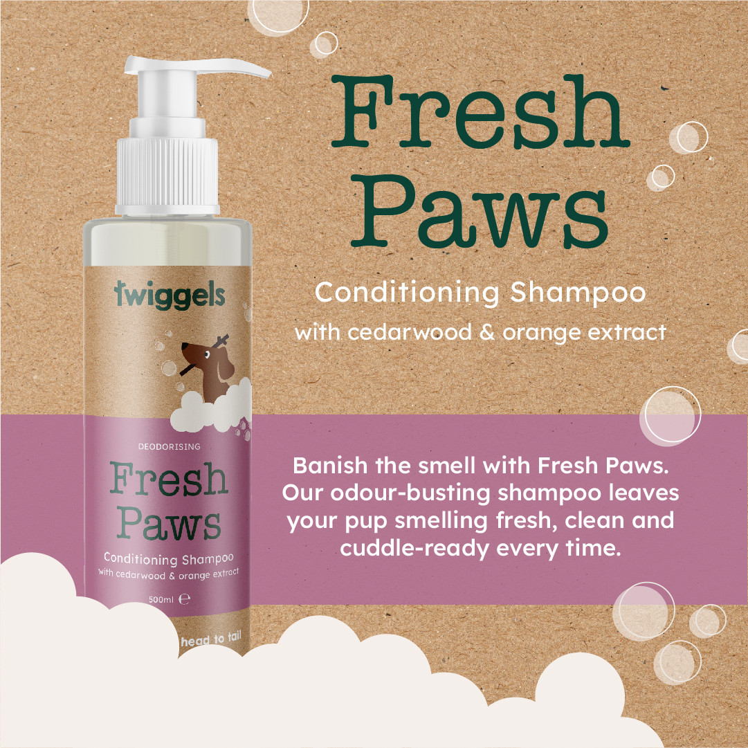 Twiggels Fresh Paws Conditioning Dog Shampoo Promo