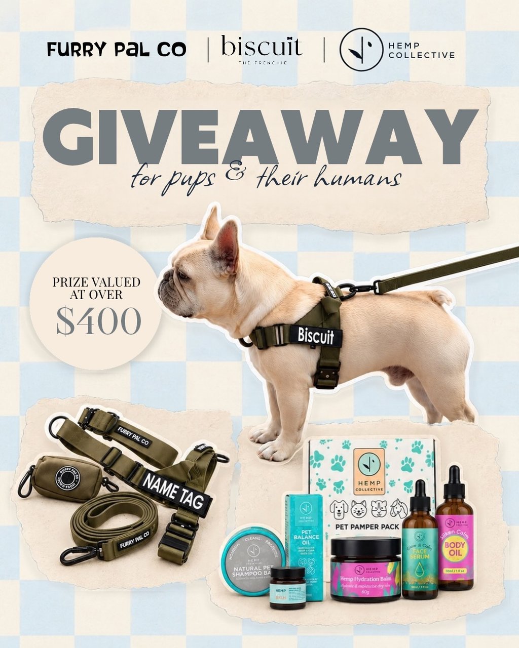 Prize pack valued at over $350