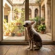 Chinese crested naked dog breed photo