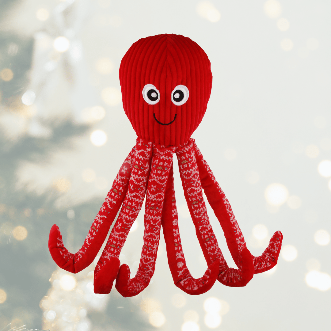 Christmas Toy Pulpa Octopus Red