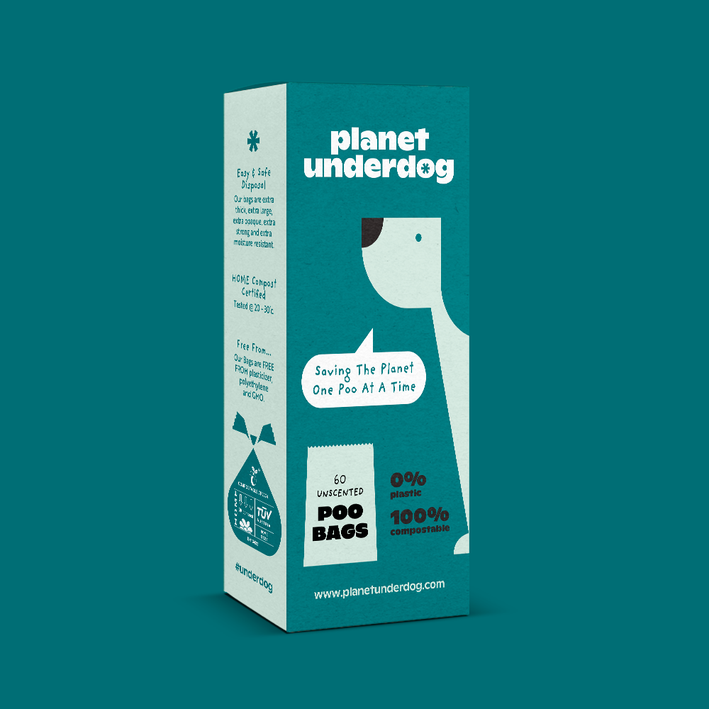 120 Box Compostable Poo Bags - Green