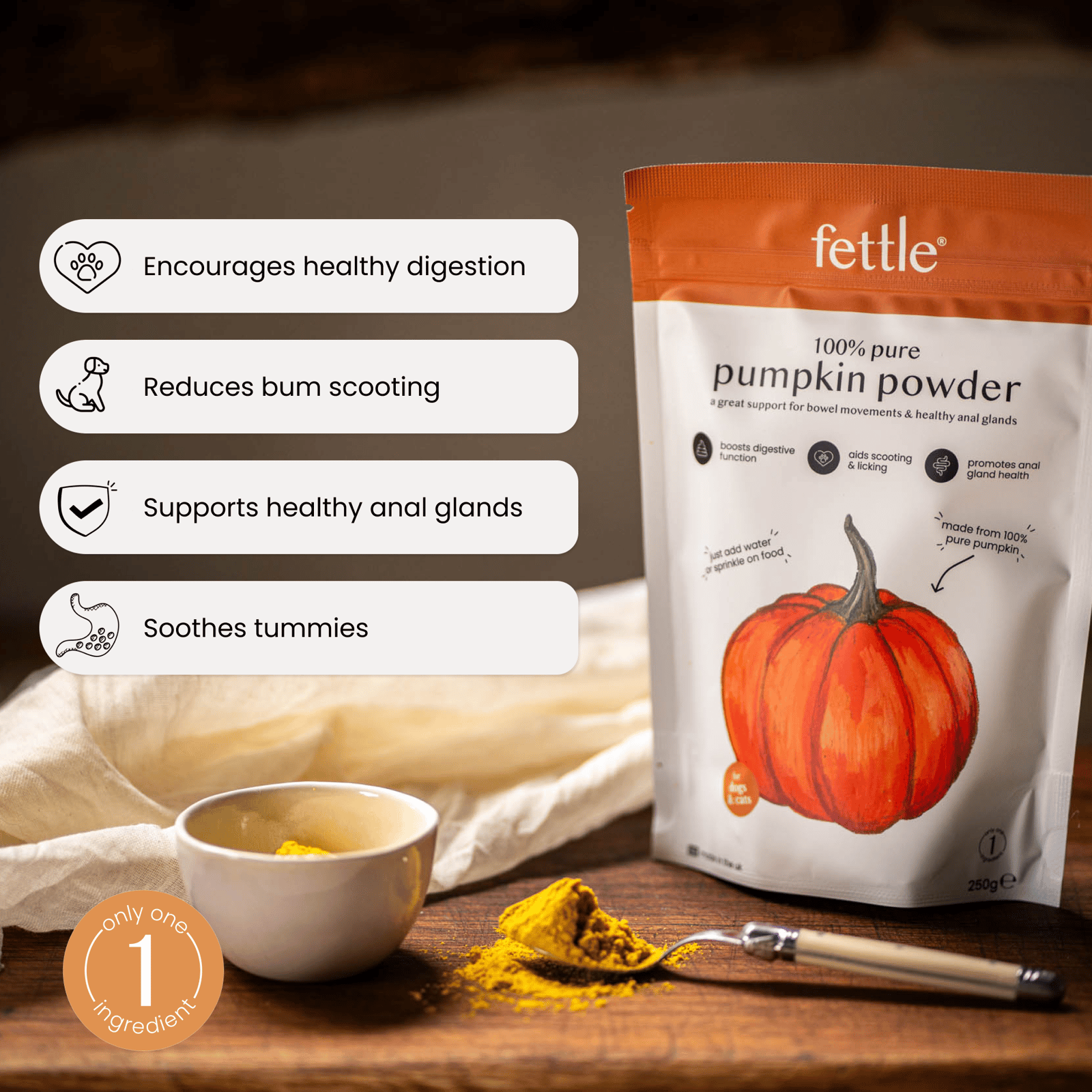 pure pumpkin powder