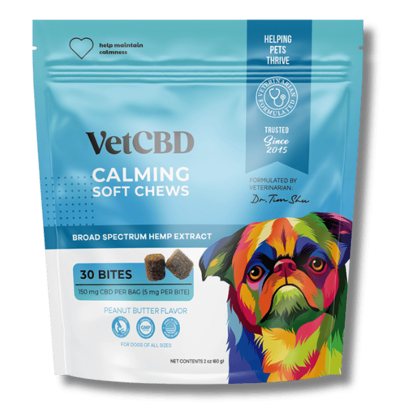 VetCBD Hemp Calming Chews 30 Count