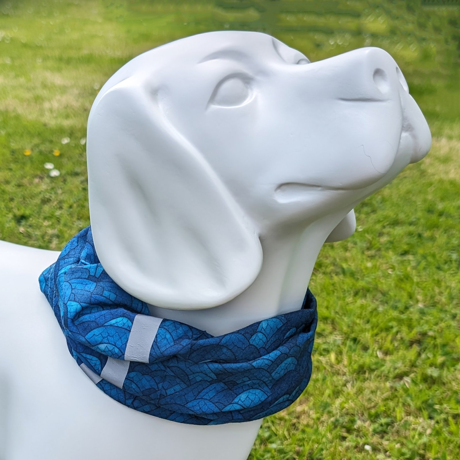Dog Bandana with Built-In, No Nasties Flea & Tick Repellent  | Ocean