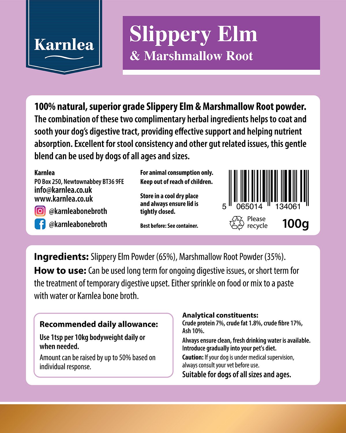 Slippery Elm & Marshmallow Root Powder