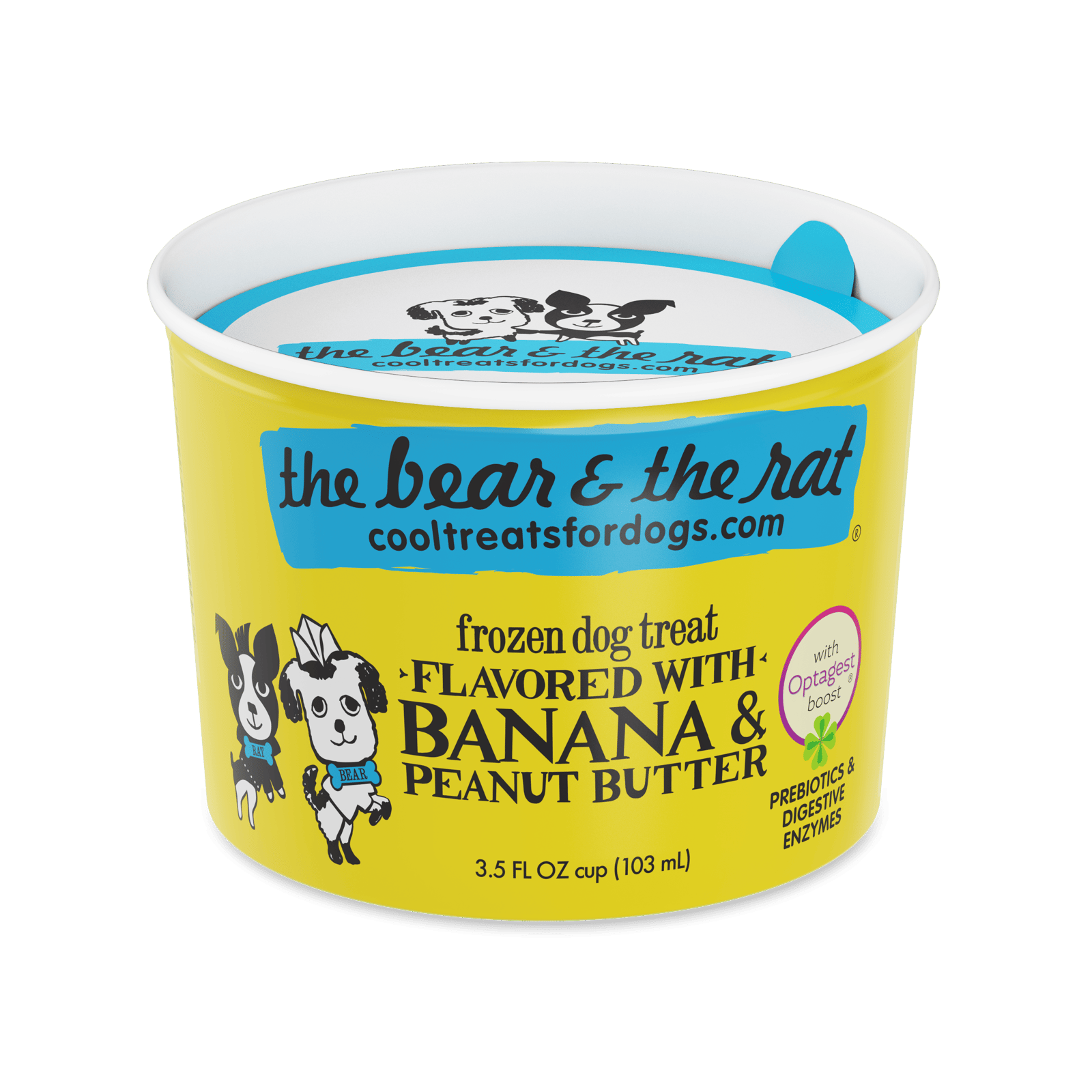 Frozen Dog Treat Banana & PB