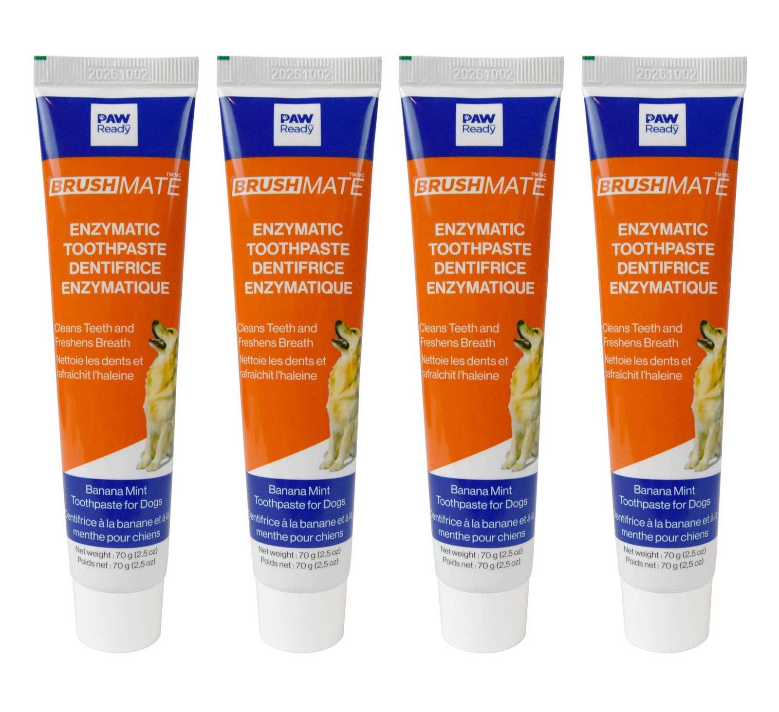 4 Pack Enzymatic Pet Toothpaste