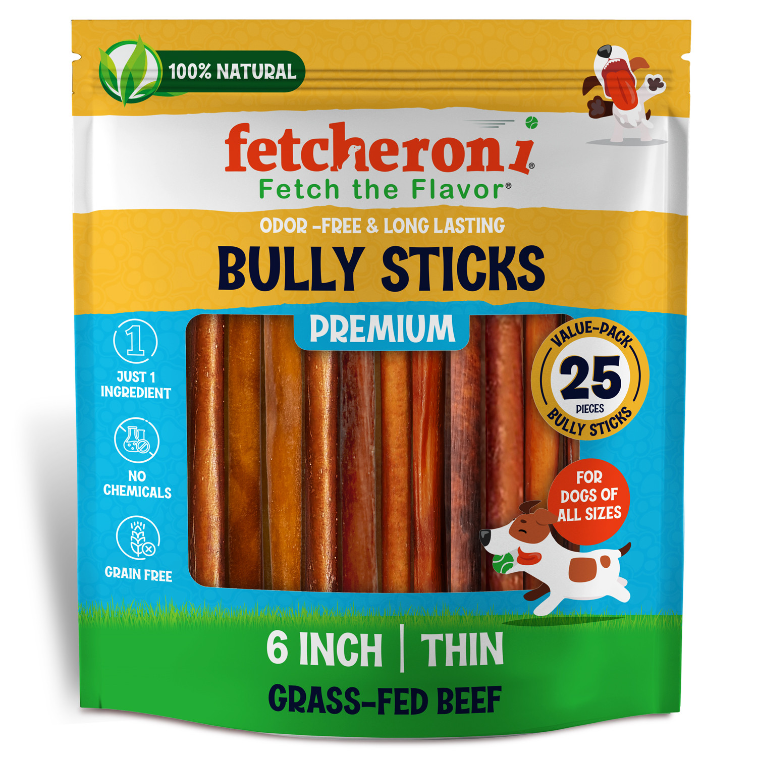 Standard Bully Sticks for Dogs