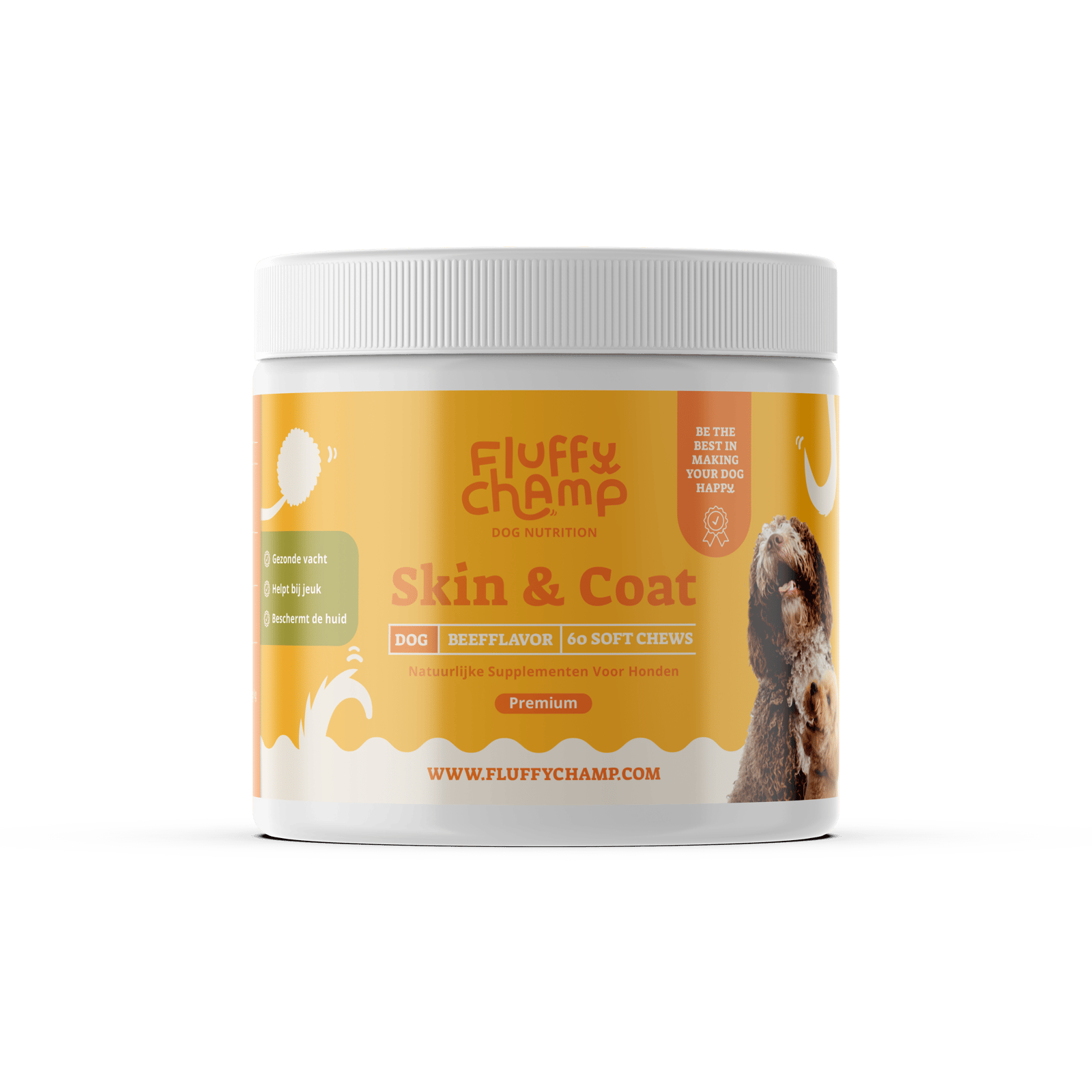 Skin & Coat – 60 Dog Chews - Rich in Biotin & Omega 3