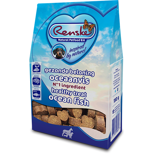 Dog - Healthy Reward Hearts Ocean Fish 150 g