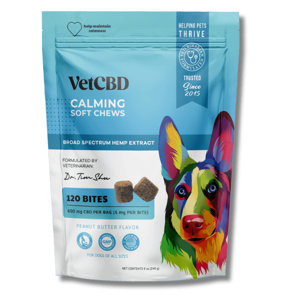 VetCBD Hemp Calming Chews 120 Count