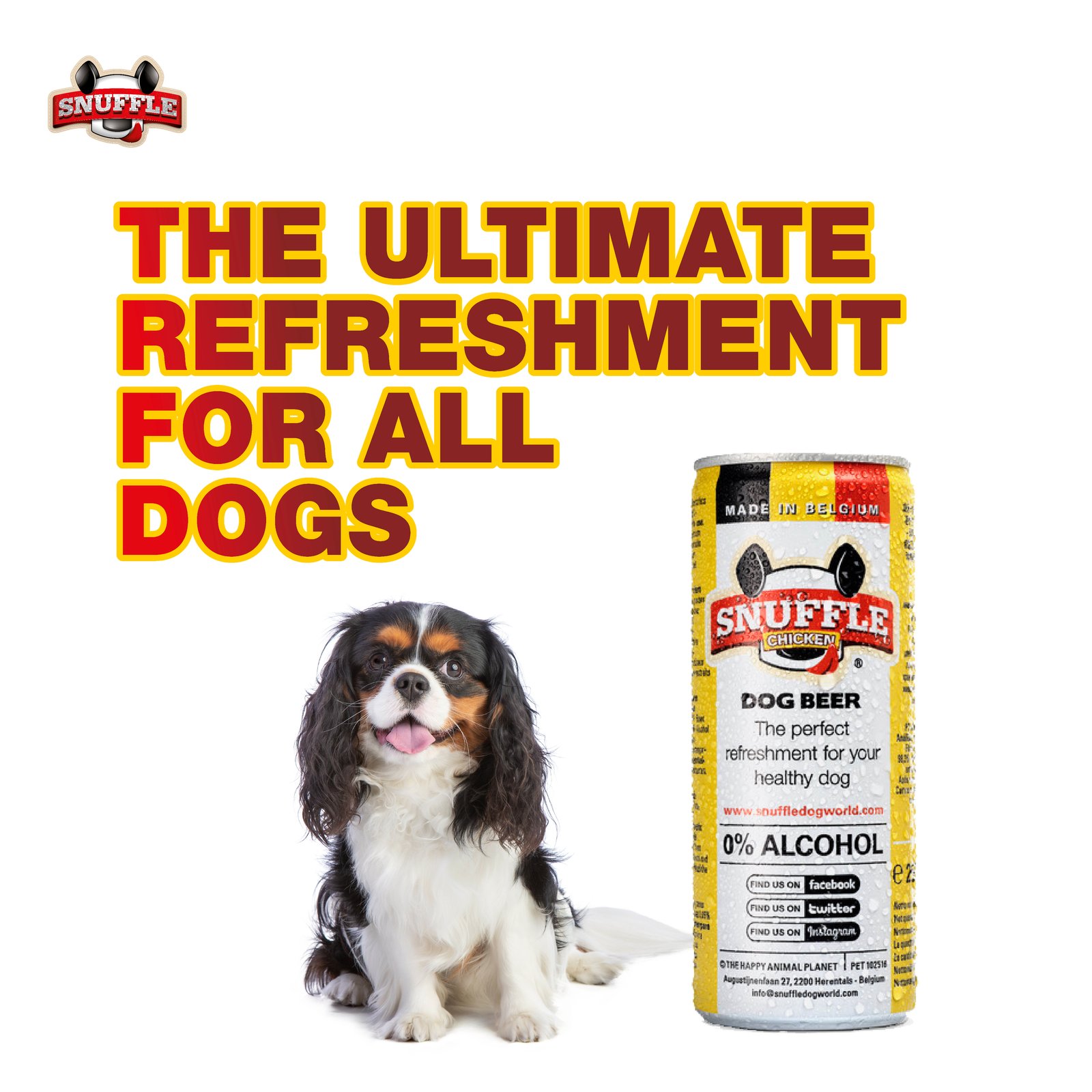 Chicken Dog Beer Can 25cl