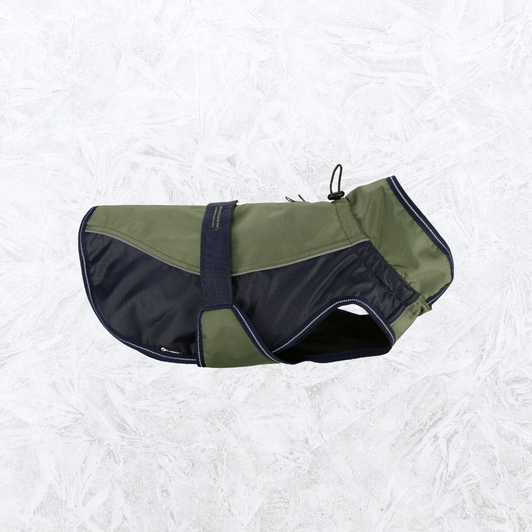 Coat Eisberg Khaki/Dark Blue