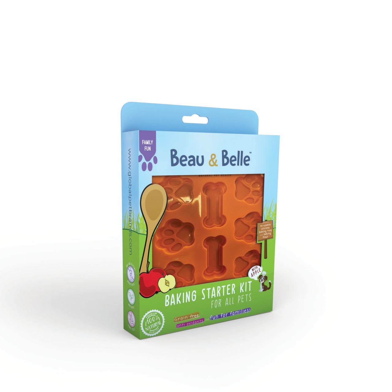 Starters kit baking mix including silicon tray