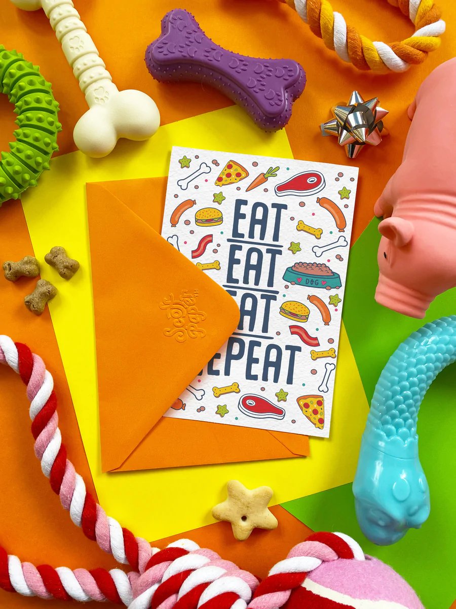 EAT EAT EAT REPEAT! CHICKEN CARD