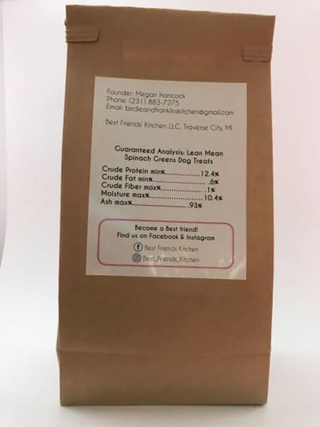 Lean, Mean Spinach Greens Dog Treats