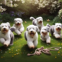 Shep, Rocco, Chase, Maggie, Lola & Astór