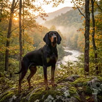 Black and Tan Coonhound breed photo