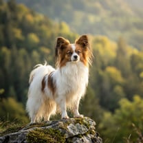 Butterfly dog breed photo