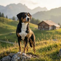Entlebucher mountain dog breed photo