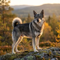 Swedish elk hound breed photo