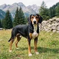 Swiss running dog breed photo