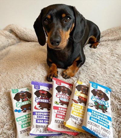 Denzel's soft-baked dog chews