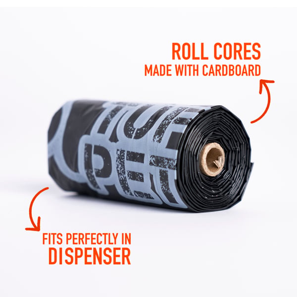 Tuff Pets Poo Bags With Tie Handles On Rolls