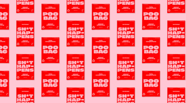 120 Box Compostable Poo bags - Yellow