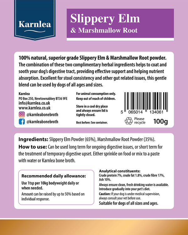 Slippery Elm & Marshmallow Root Powder