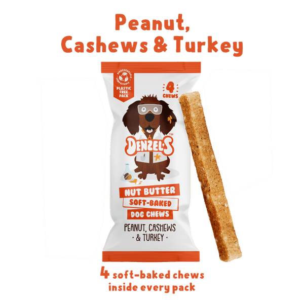 Nut Butter Soft-Baked Dog Chews (4 x sticks)