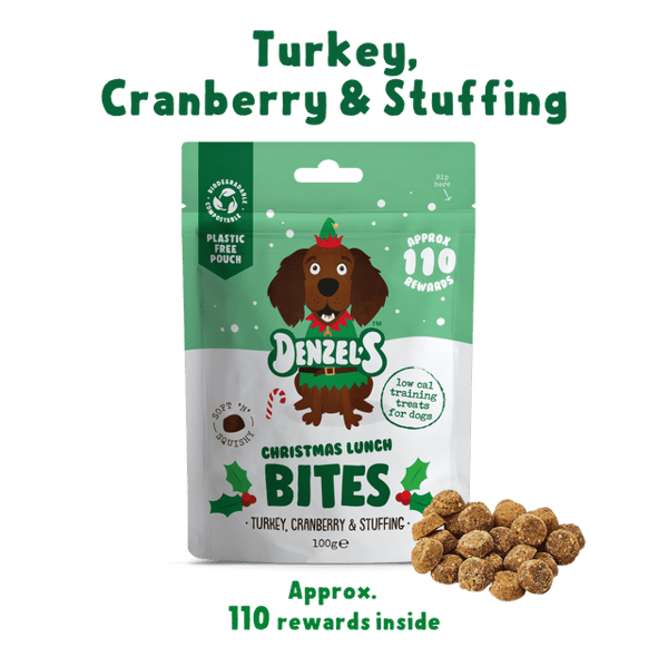 Christmas Lunch Bites - Low Cal Training Treats (100g)