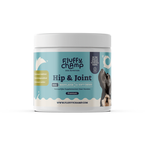 Hip & Joint – 60 Dog Chews - Rich in Glucosamine & Green-lipped Mussel