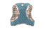 Step-In Harness - Beige Plaid & Denim image 1