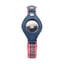 Airtag Collar - Pink Plaid & Denim image 1