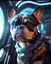 Astronaut Dog Portraits image 4