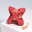 Chewtastic Geometrics Natural Rubber Interactive Toy Geo-AstroRolly Red image 4