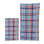 Dog Bandana with Built-In, No Nasties Flea & Tick Repellent  | Blue Orange Plaid image 1