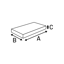 Cushion Baldar Rectangle Dark Grey image 3