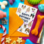 PERSONALISED PARTY HATS EDIBLE BIRTHDAY CARD image 1