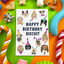 PERSONALISED PARTY HATS EDIBLE BIRTHDAY CARD image 4