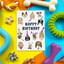 HAPPY BIRTHDAY HATS BACON CARD image 1