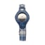 Airtag Collar - Blue Plaid & Denim image 1
