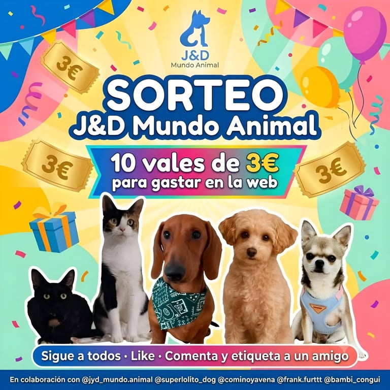 10 vales de 3€ para gastar en nuestra web