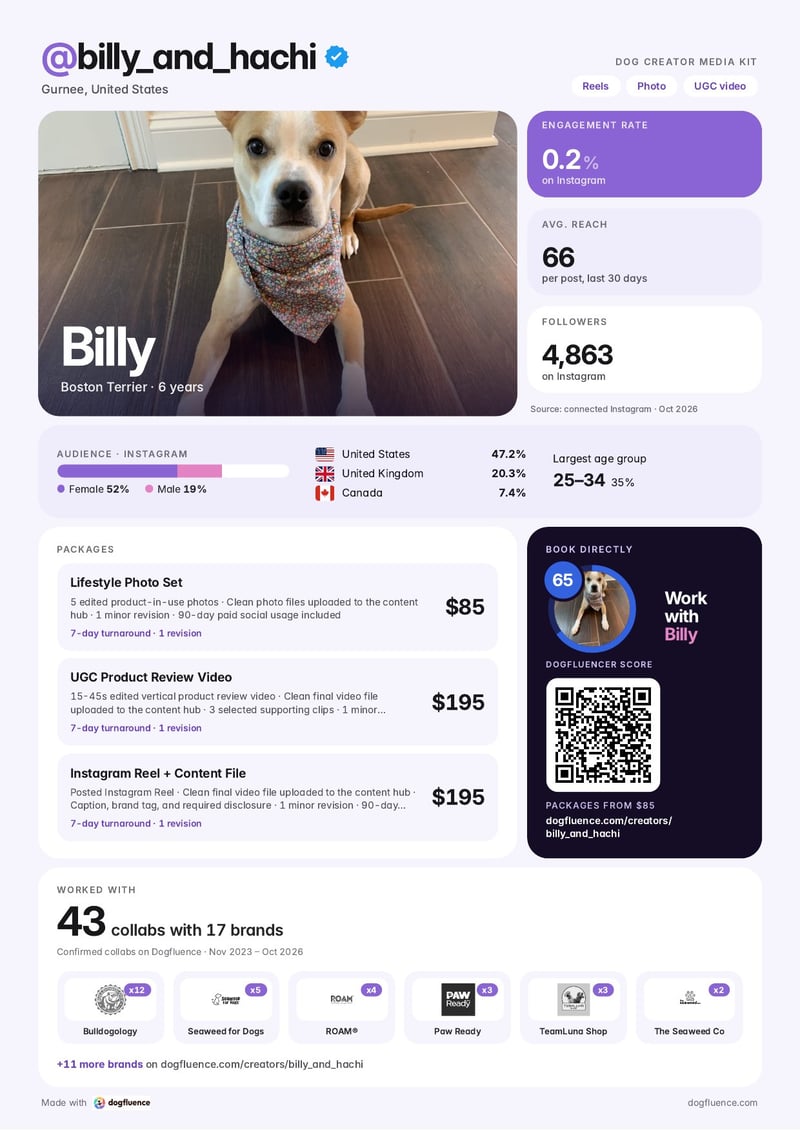 Ejemplo de media kit: Con muchas colaboraciones
