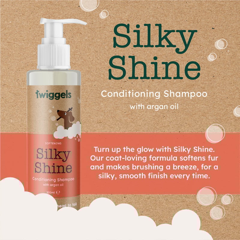 Twiggels Silky Shine Conditioning Dog Shampoo Promo