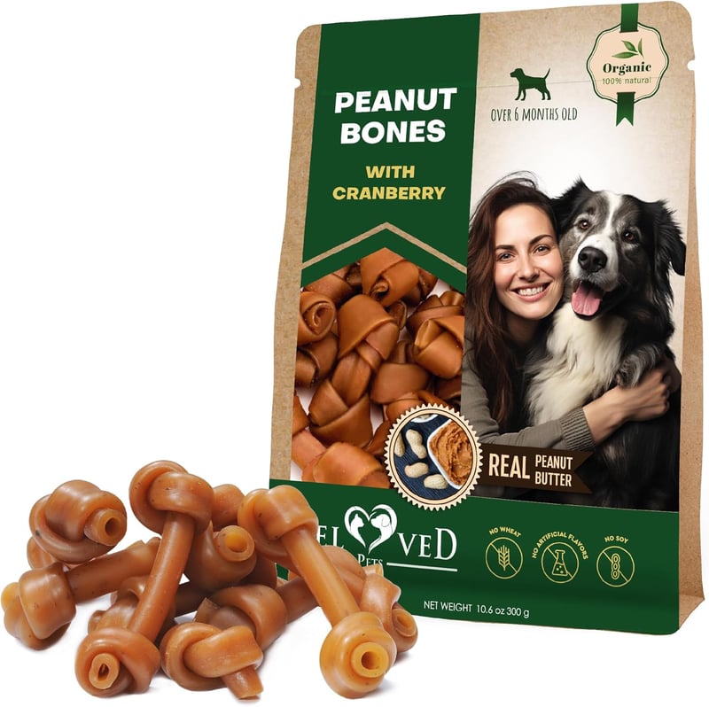 Beloved Pets Peanut Butter Bones Treats: Keep Your Dog Happy, Healthy & Strong with Dogfluencer Training & Fun! 🦴