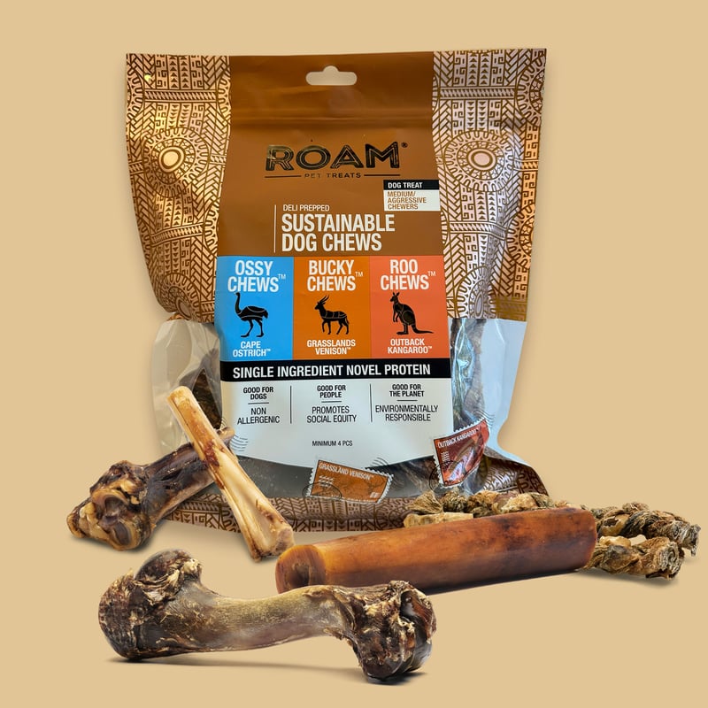 🐾 Off-the-Leash Adventures with ROAM® Sustainable Dog Chews Variety Pack: Enjoy the Crunch, Share the Fun!