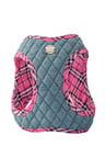 Step-In Harness - Pink Plaid & Denim