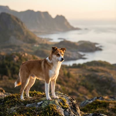 Norwegian lunde dog